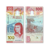 Mexico 100 Pesos, 2021, B715c, IBNS Banknote of the Year 2020, UNC - Robert's World Money - World Banknotes